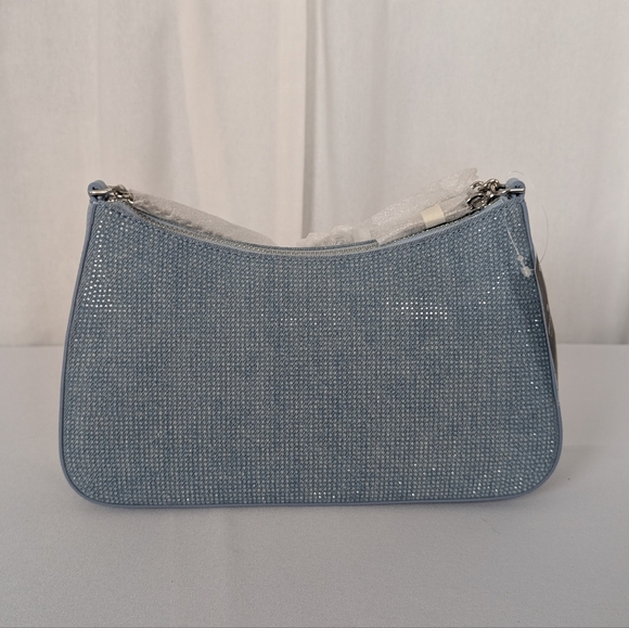 Kate Spade Madison Studded Denim Convertible Crossbody NWT - Picture 12 of 14